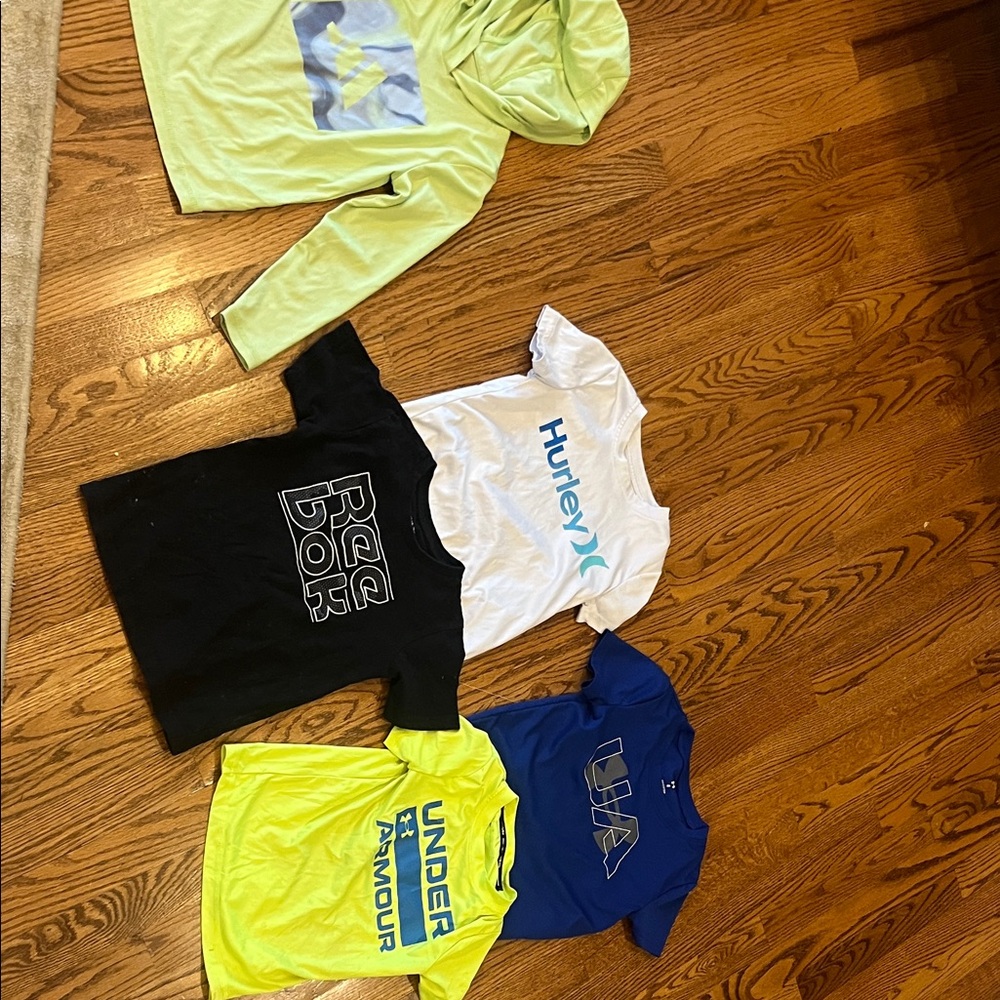 Under Armour Neon Yellow Performance Tee - Kids